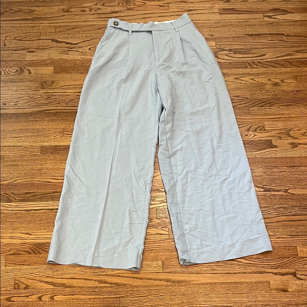 NWT House of Harlow Light Blue Wide-Leg Pants